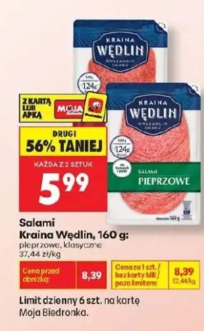 Salami pieprzowe Kraina Wędlin