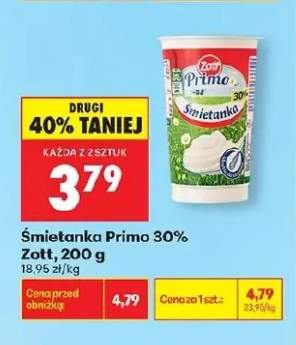 Śmietanka Primo 30% Zott