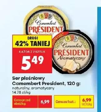 Ser pleśniowy Camembert President naturalny