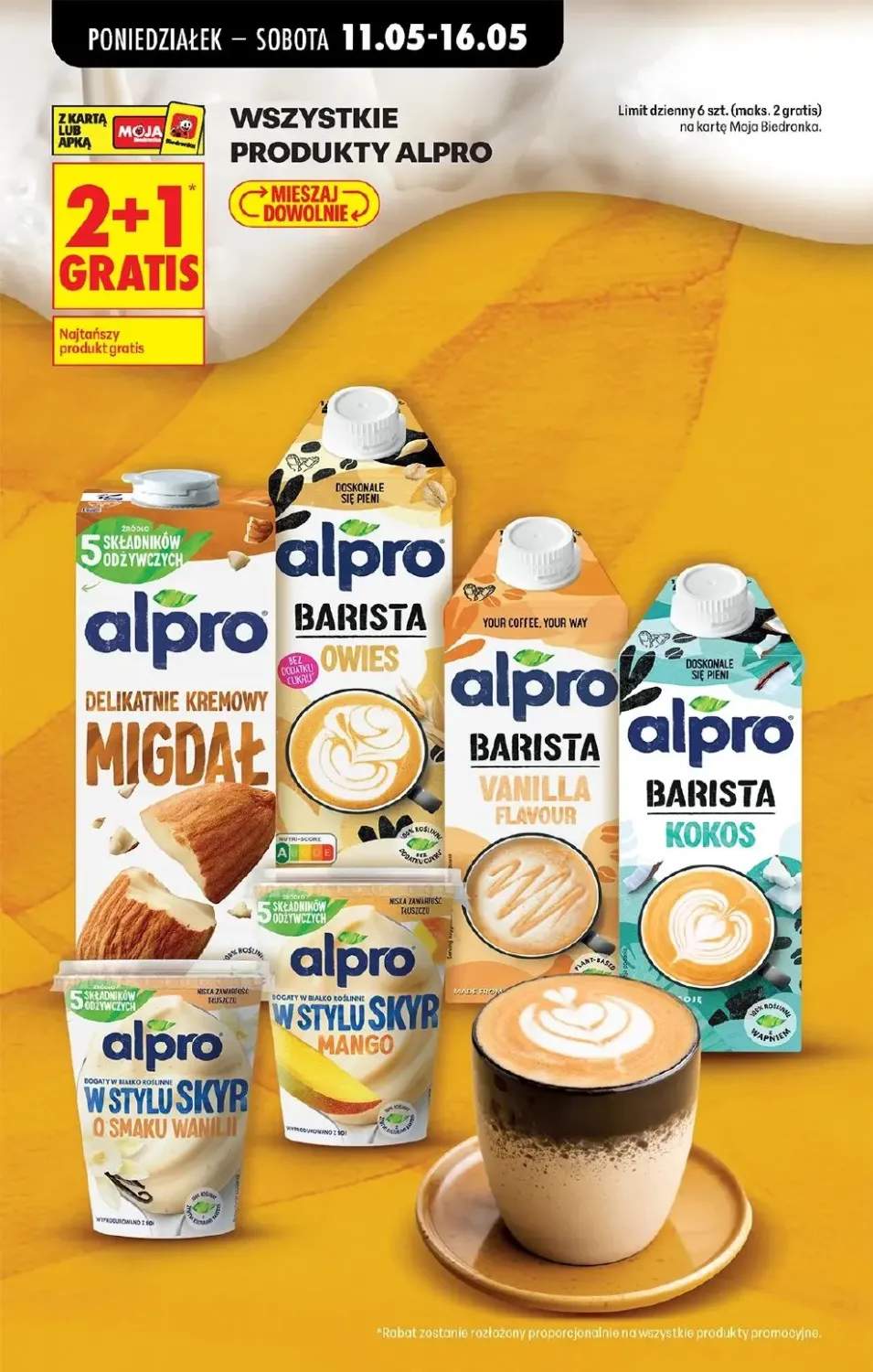 Napój roślinny Alpro delikatnie kremowy migdał