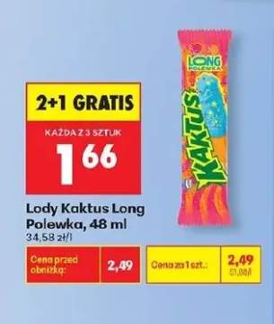 Lody Kaktus Long Polewka 48ml