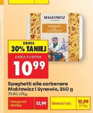Spaghetti alla carbonara Makłowicz i Synowie