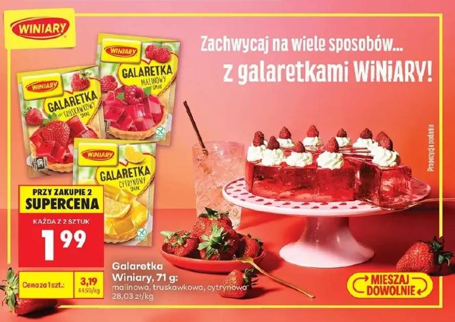 Galaretka malinowa Winiary