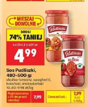 Sos Pudliszki słodko-kwaśny