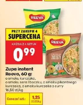 Zupa instant Reeva o smaku kurczaka