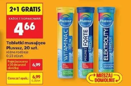 Tabletki musujące Plusssz Witamina C