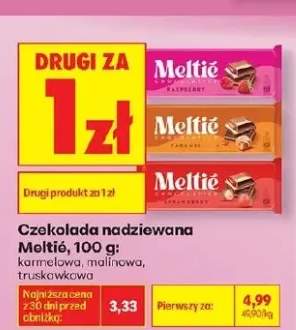 Czekolada nadziewana Meltié karmelowa