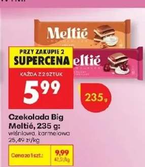Czekolada Big Meltié wiśniowa