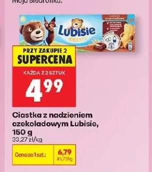 Ciastka z nadzieniem czekoladowym Lubisie