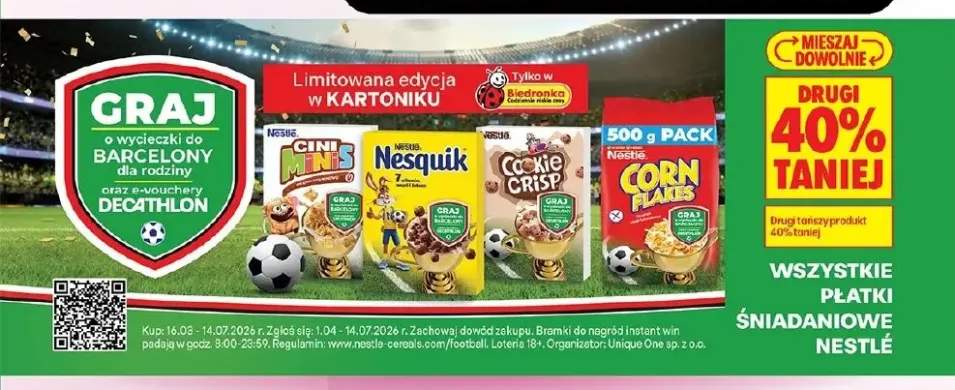 Płatki śniadaniowe Nestlé Cini Minis