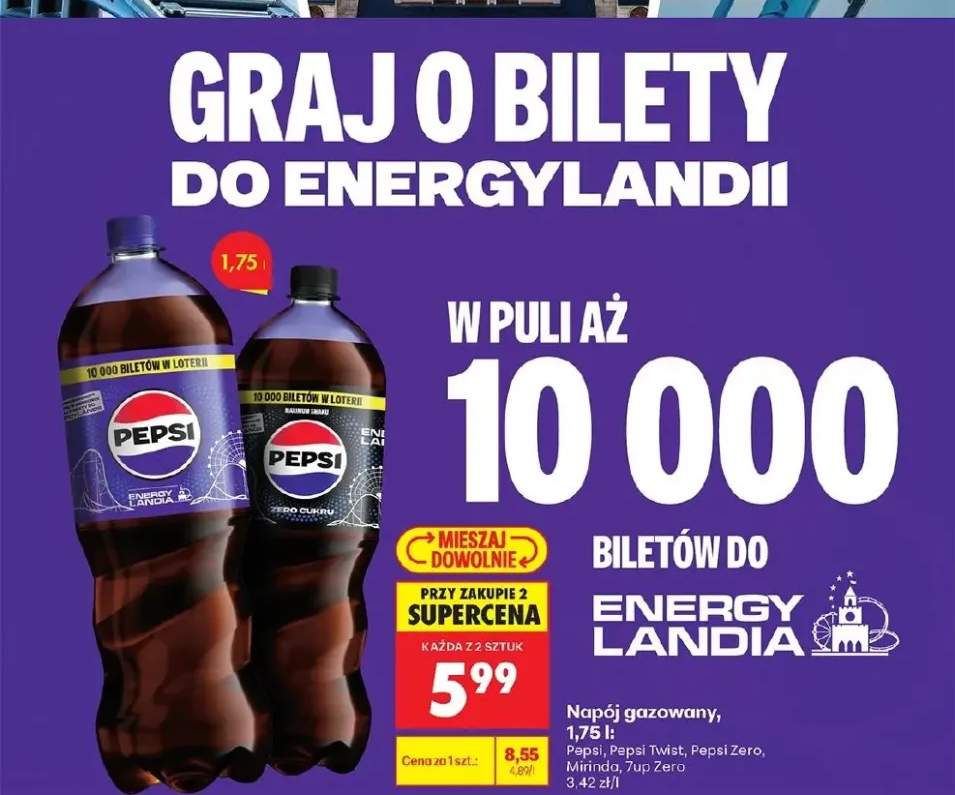 Napój gazowany Pepsi 1,75l