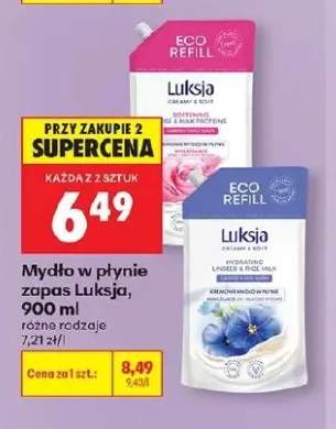 Mydło w płynie zapas Luksja