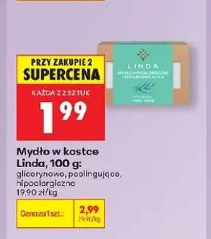 Mydło w kostce Linda glicerynowe