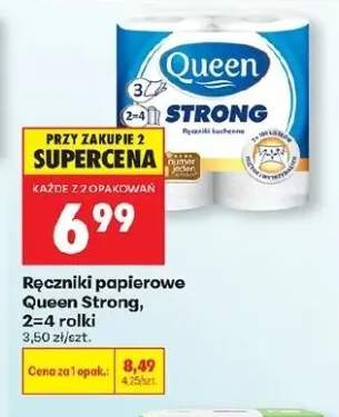 Ręczniki papierowe Queen Strong 2=4 rolki