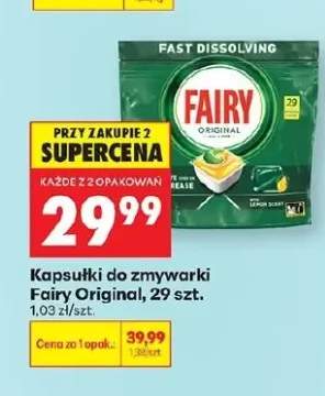 Kapsułki do zmywarki Fairy Original 29szt.