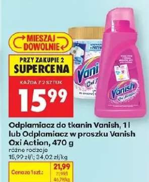 Odplamiacz do tkanin Vanish 1l