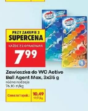 Zawieszka do WC Active Ball Agent Max 3x35g