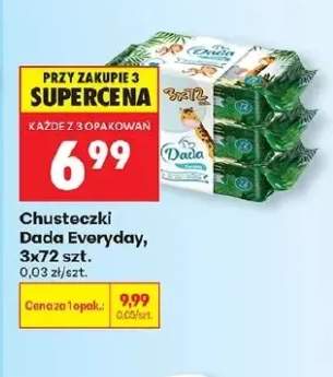 Chusteczki Dada Everyday 3-pak 72szt.