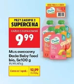 Mus owocowy Dada Baby food bio