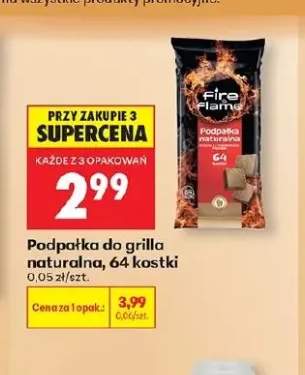 Podpałka do grilla naturalna Fire Flame