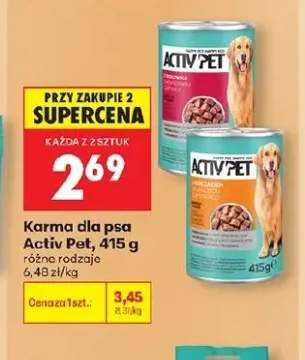 Karma dla psa Activ Pet z kurczakiem