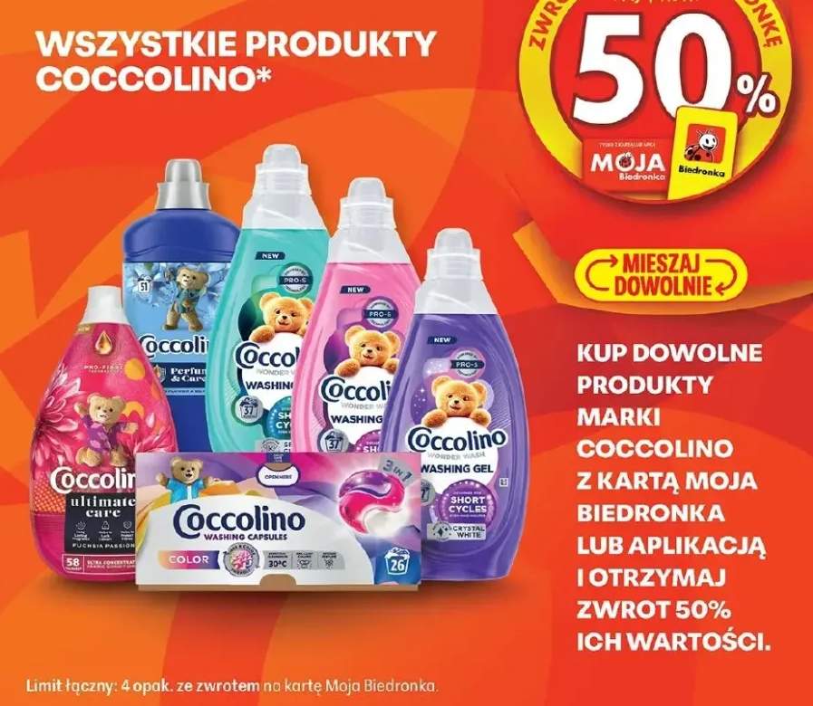 Płyn do płukania Coccolino Perfume & Care 51 prań