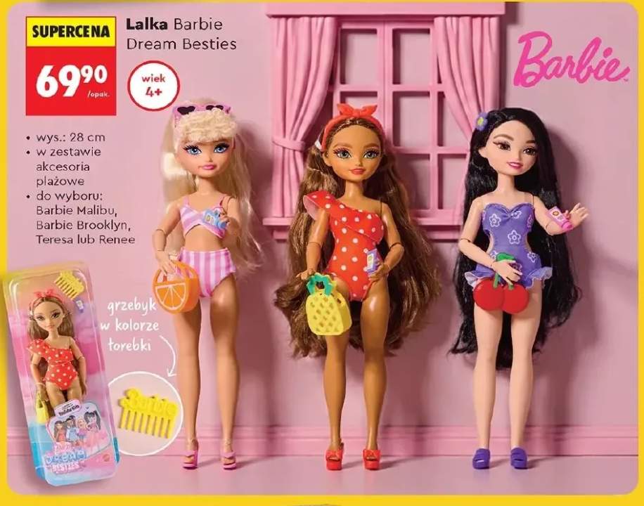 Lalka Barbie Dream Besties Renee 28cm
