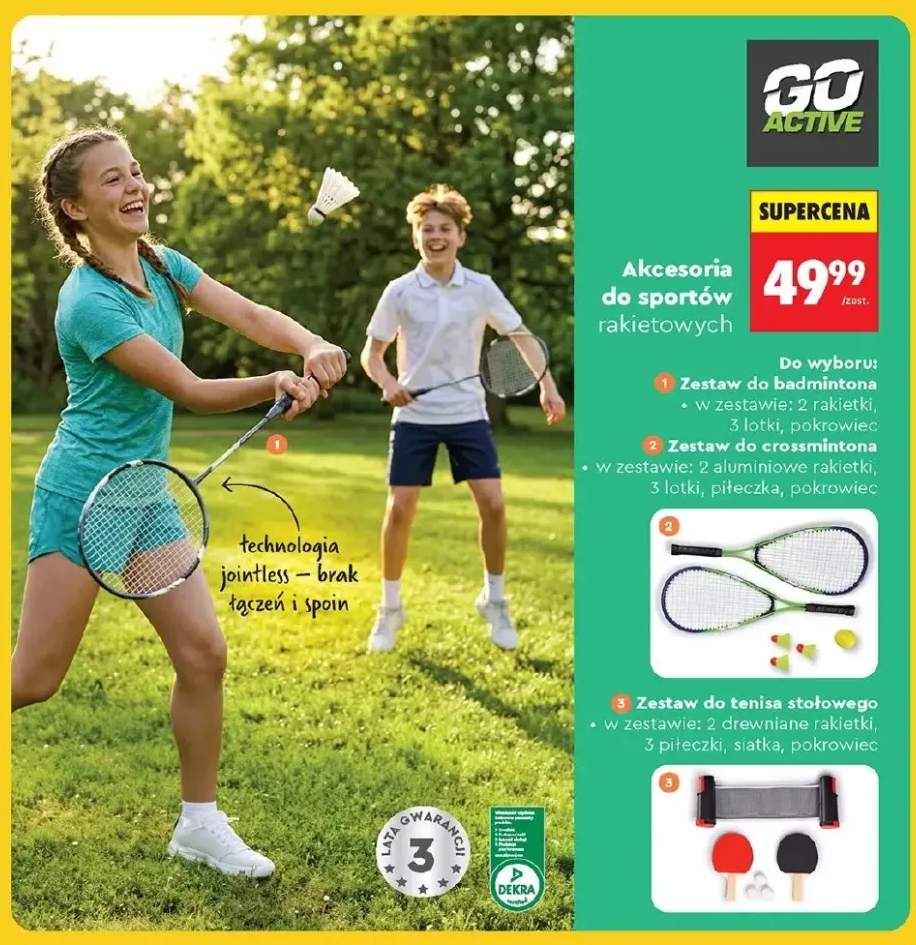 Zestaw do badmintona GO ACTIVE