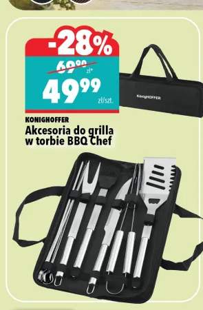 Akcesoria do grilla w torbie BBQ Chef KONIGHOFFER
