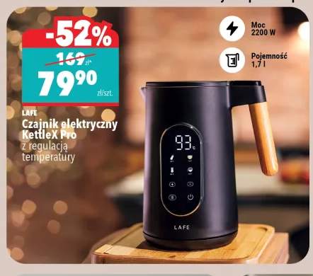 Czajnik elektryczny KettleX Pro z regulacją temperatury Moc 2200W Pojemność 1,7l