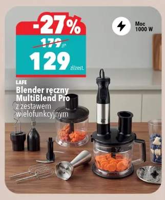 Blender ręczny MultiBlend Pro z zestawem wielofunkcyjnym Moc 1000W