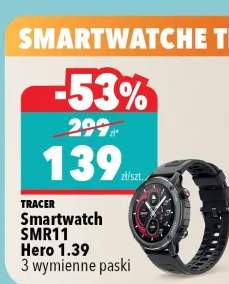 Smartwatch TRACER SMR11 Hero 1.39 3 wymienne paski