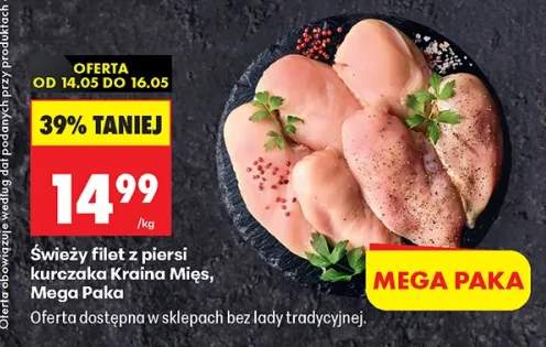 Świeży filet z piersi kurczaka Kraina Mięs Mega Paka