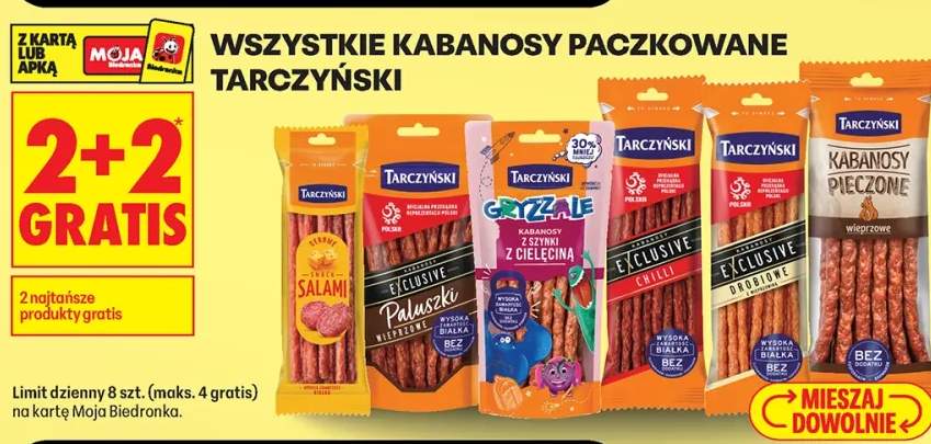 Kabanosy Tarczyński Pieczone wieprzowe