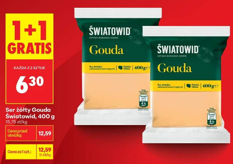 Ser żółty Gouda Światowid