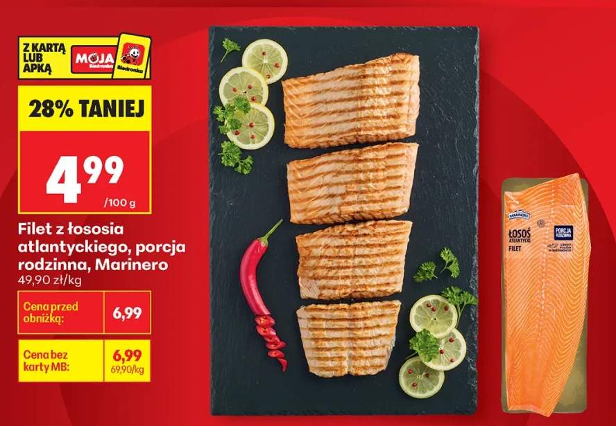 Filet z łososia atlantyckiego porcja rodzinna Marinero