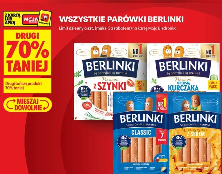 Parówki Classic Berlinki