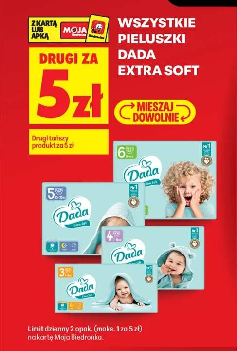 Pieluszki Dada Extra Soft 6