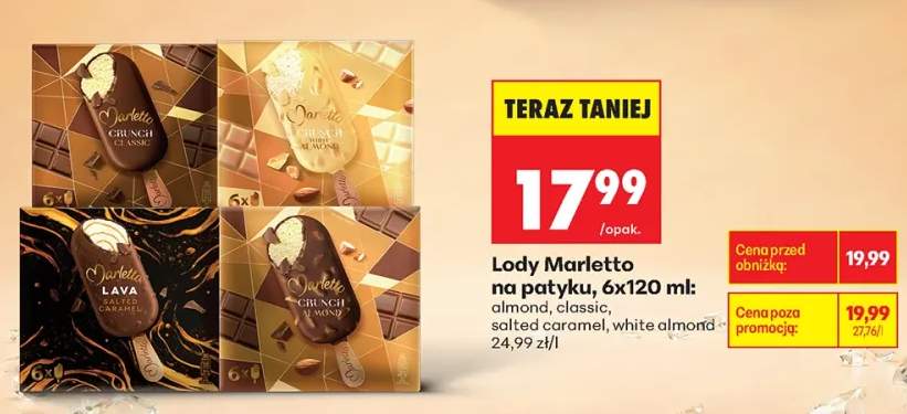 Lody Marletto na patyku