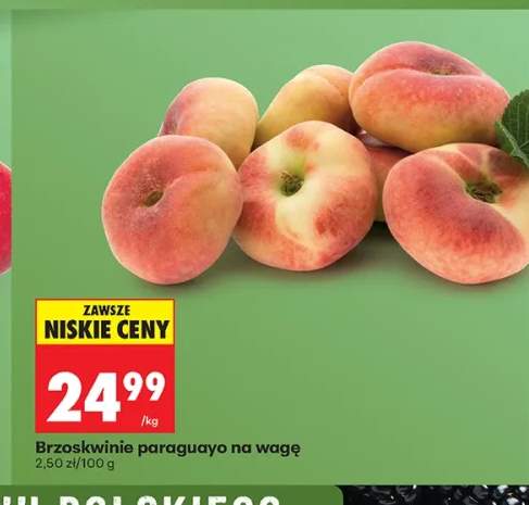 Brzoskwinie paraguayo na wagę