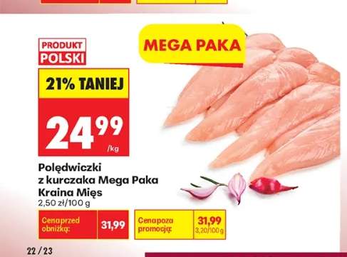 Polędwiczki z kurczaka Mega Paka Kraina Mięs