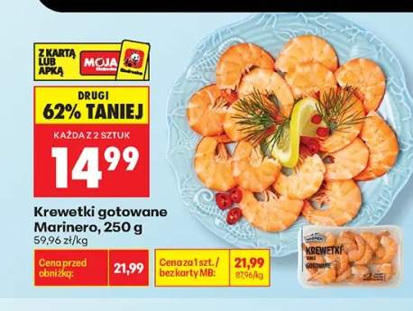 Krewetki gotowane Marinero