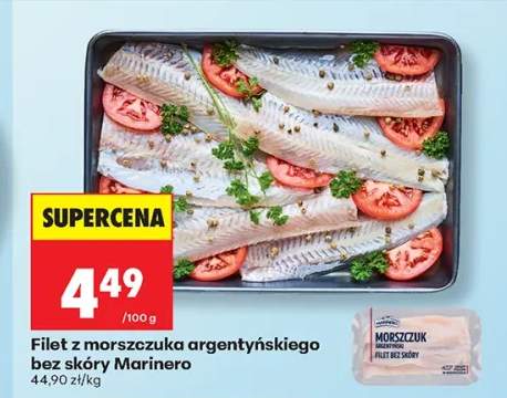Filet z morszczuka argentyńskiego bez skóry Marinero