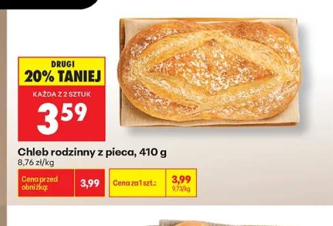 Chleb rodzinny z pieca