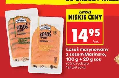 Łosoś marynowany z sosem Marinero