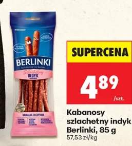 Kabanosy szlachetny indyk Berlinki