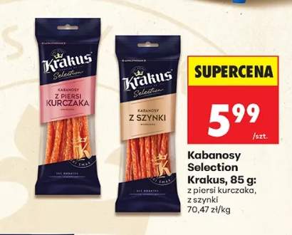 Kabanosy Selection z szynki Krakus