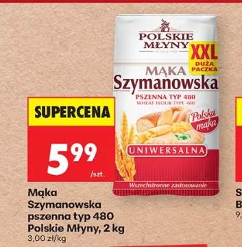 Mąka Szymanowska pszenna typ 480 Polskie Młyny
