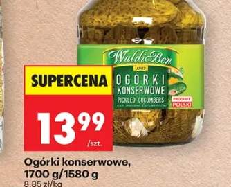 Ogórki konserwowe Waldi Ben