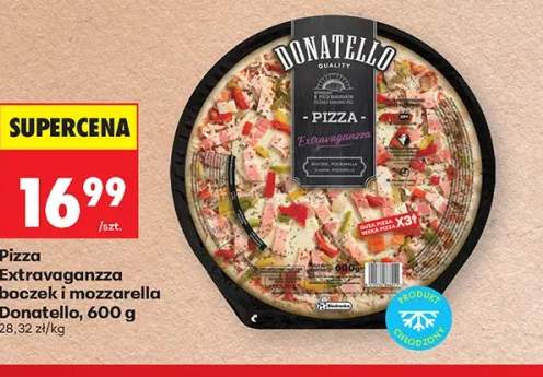Pizza Extravaganzza boczek i mozzarella Donatello